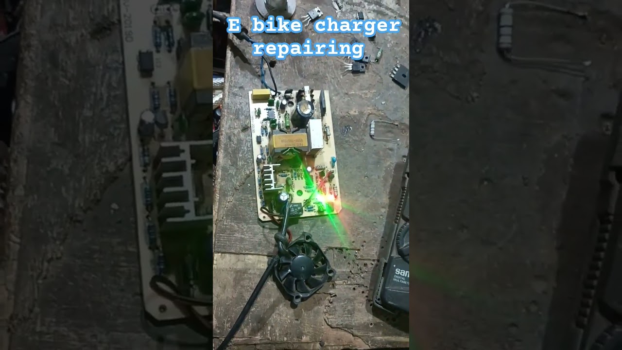 E bike charger repairing scooty charger  electronic scooty #iccharger #electronic #scooty #charger