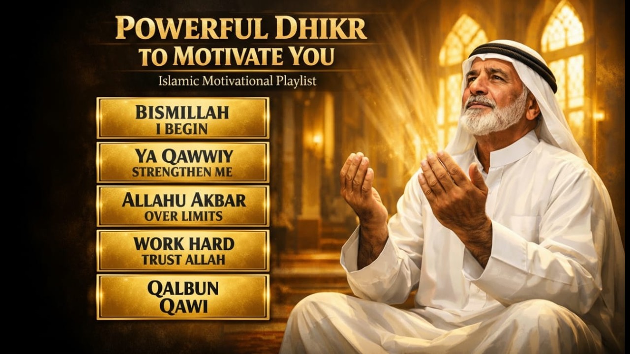 Powerful Islamic Dhikr for Motivation | Strengthen Your Heart & Mind