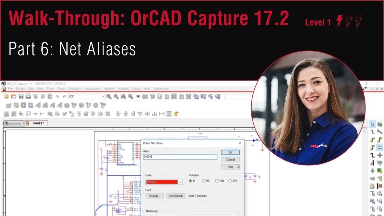 How to Place Net Alias in OrCAD Capture 17.2