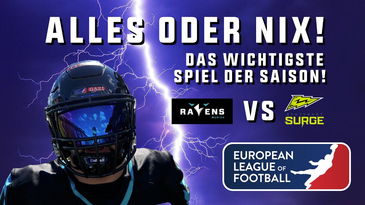 Halbfinale in München | Munich Ravens vs. Stuttgart Surge – Wer zieht ins ELF-Finale?