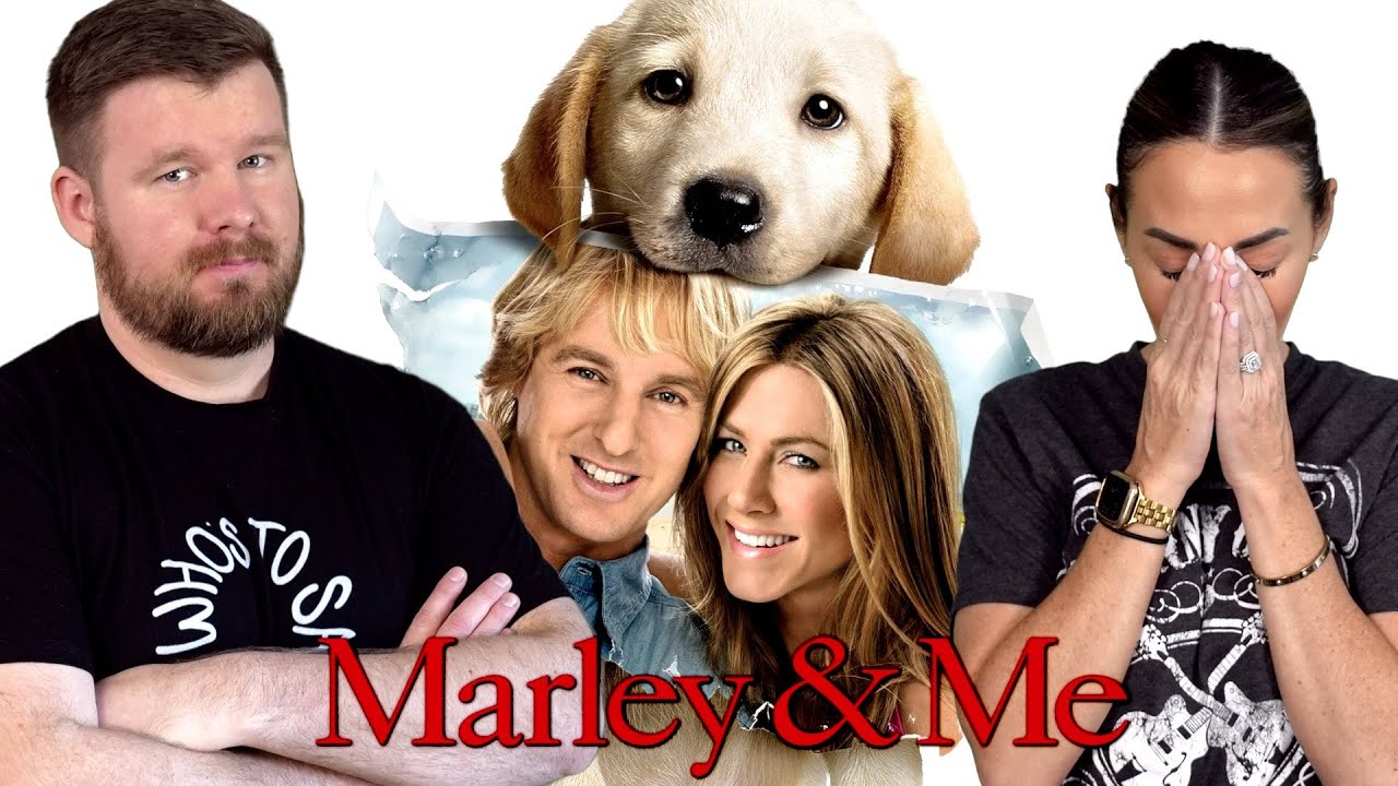 My wife gets *EMOTIONAL* watching MARLEY & ME for the FIRST time || First Time Watching