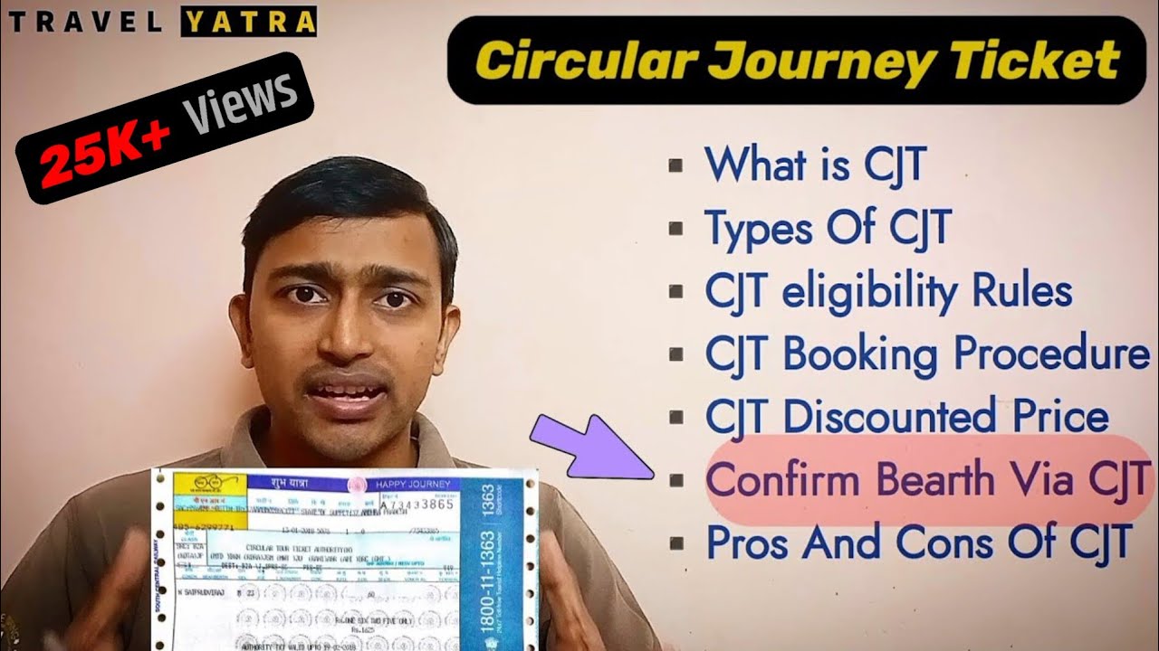 What Is Circular Journey Ticket? Complete Detail With Confirm Seat Booking Procedure By Travel Yatra