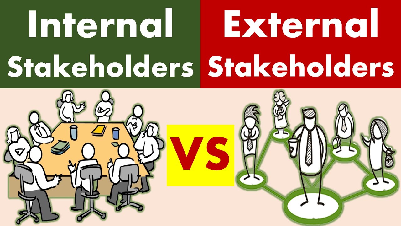 Differences between Internal and External Stakeholders.