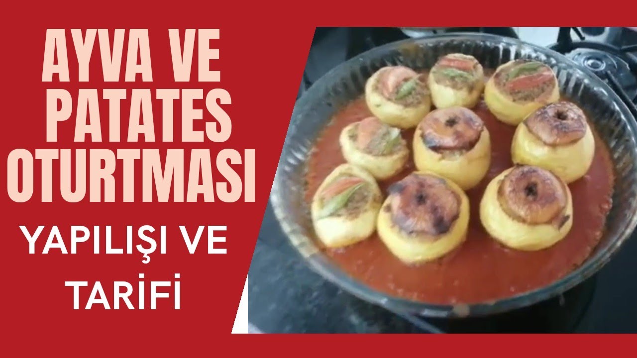 GERÇEK AYVA VE PATATES OTURTMASI NASIL YAPILIR? | AYVA VE PATATES OTURTMA TARİFİ VE YAPILIŞI