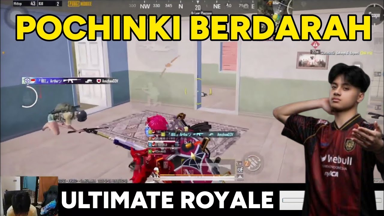 POCHINKI BERDARAH 🔥 AE ROSEMARY BABTAI ULTIMATE ROYALE | PUBG MOBILE