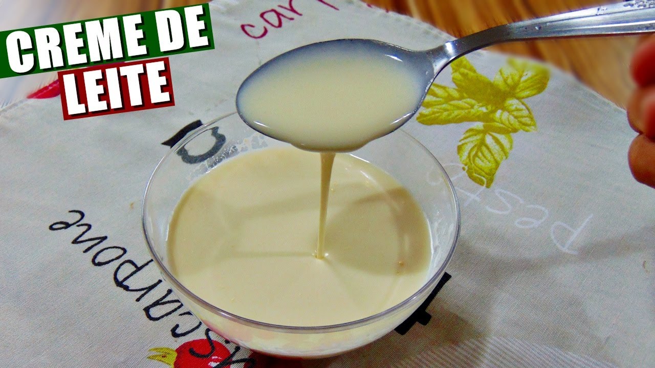 CREME DE LEITE CASEIRO ECONÔMICO COM APENAS 3 INGREDIENTES | Menino Prendado