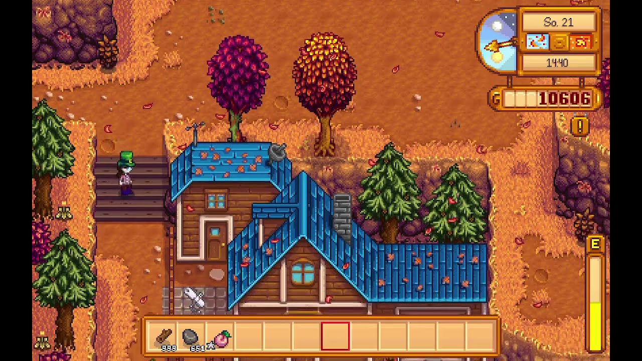 Stardew Valley en Alemany - Dia 21 de tardor, any 1