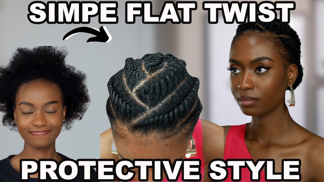 ADD EXTENSIONS ON FLAT TWIST | PROTECTIVE HAIRSTYLE | 4C NATURAL HAIR