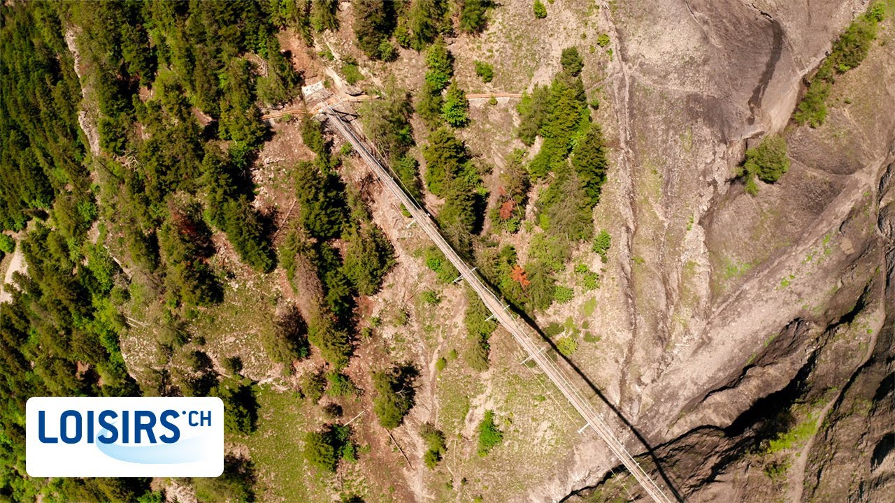Passerelle du bisse du Ro - Randonnée spectaculaire