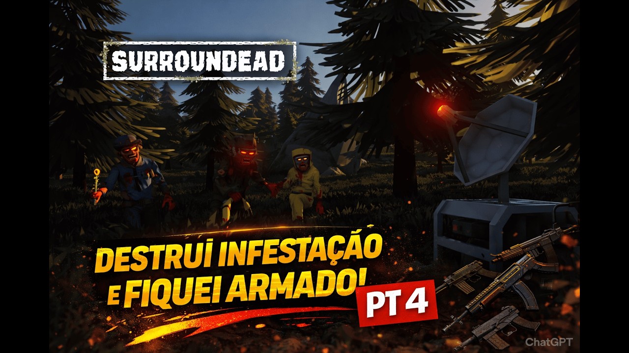 DESTRUÍ UMA INFESTAÇÃO E AINDA ENFRENTEI UM BOSS! | SURROUNDEAD | Parte #4flaggamer