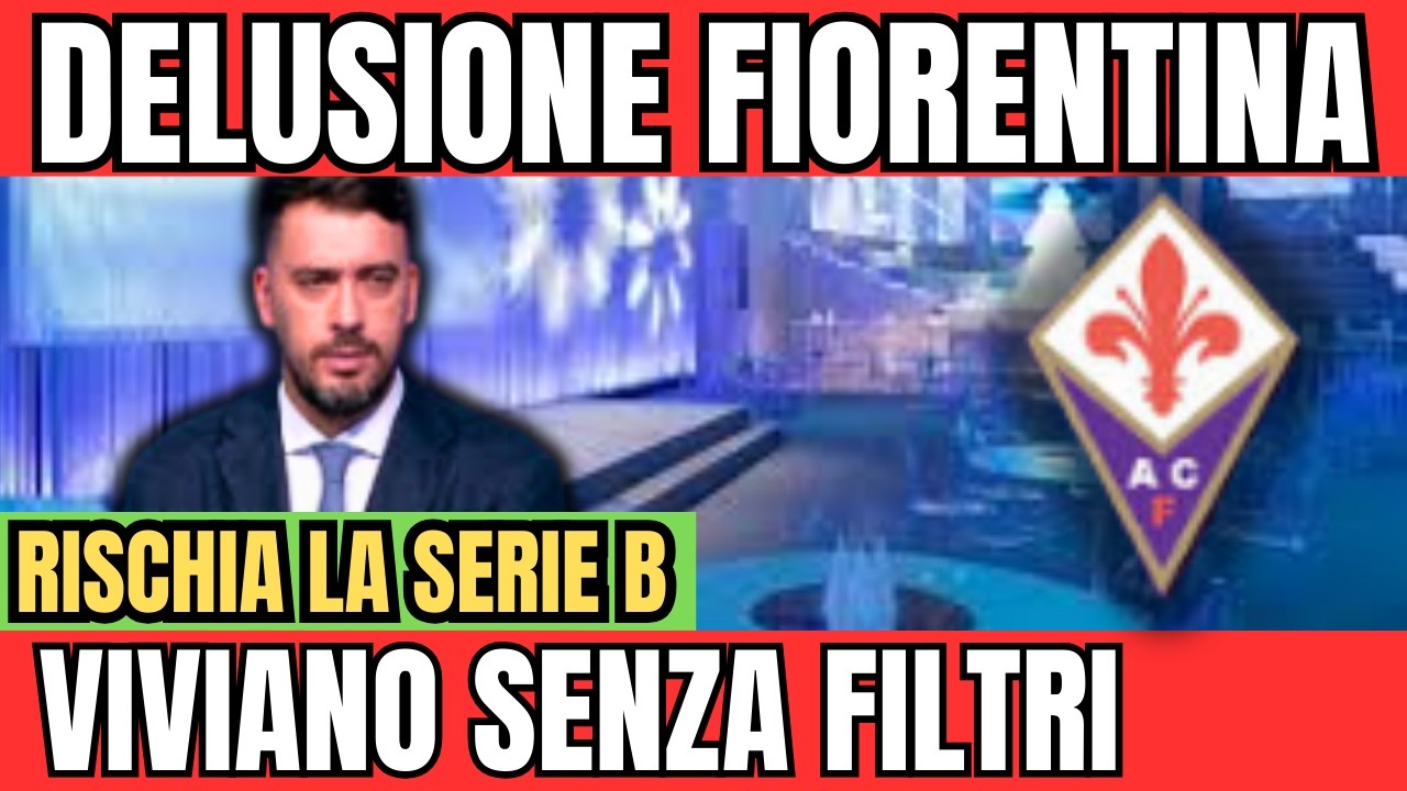 CRISI FIORENTINA: VIVIANO SENZA FILTRI. VERGOGNA
