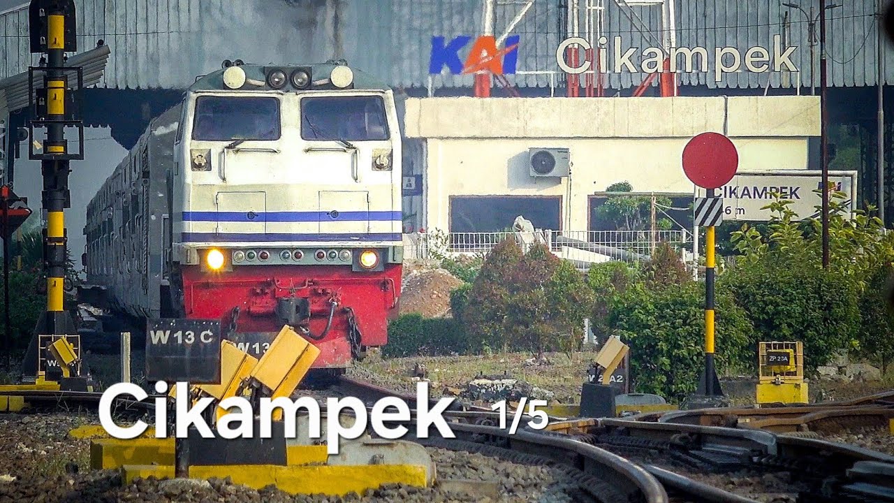 1/5 Nonton Kereta Api Di Percabangan Jalur Cikampek Dari Pagi Sampai Sore 28/07/2025