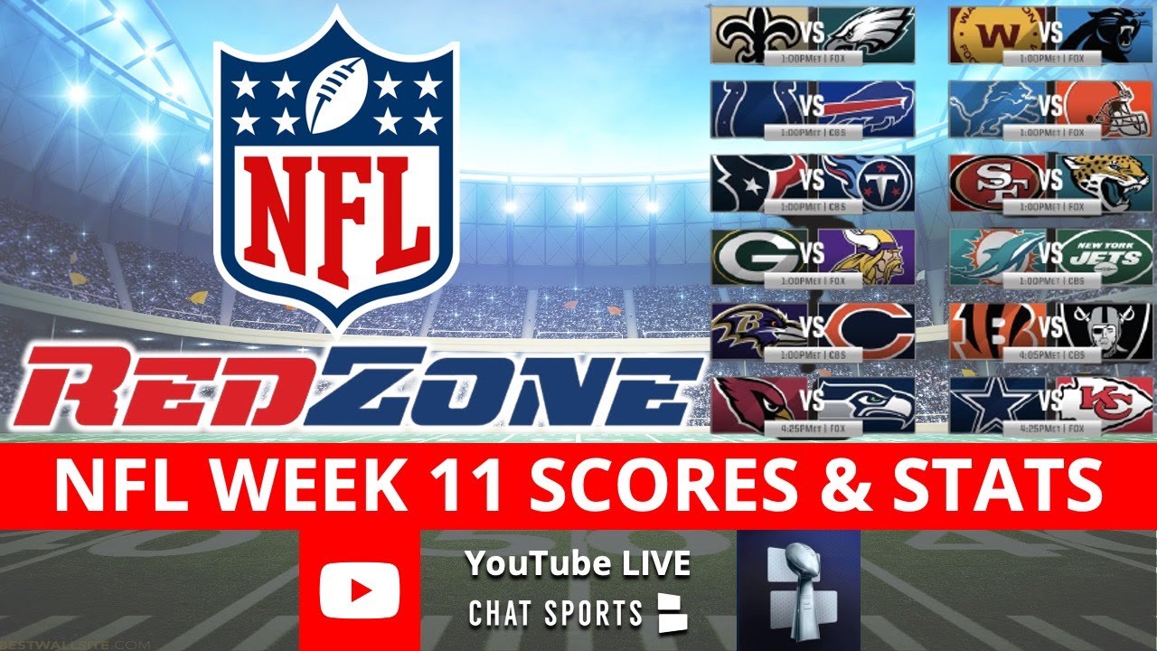 NFL RedZone Live Streaming Scoreboard | NFL Week 11 Scores, Stats, Highlights, News & Analysis