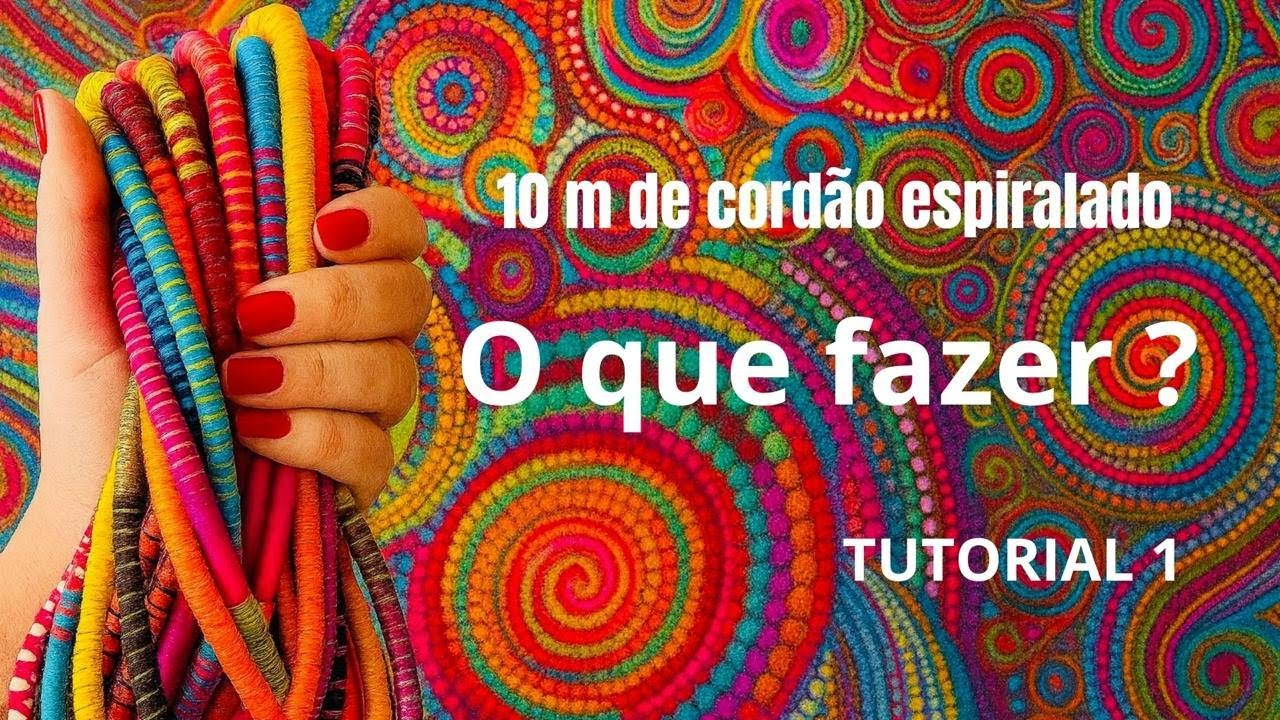Corda Espiralada - 3 pulseiras fáceis e criativas