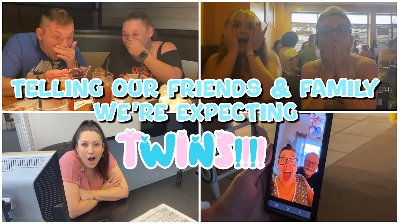 Telling Our Family and Friends We're Expecting Twins! || Andrea Shaenanigans