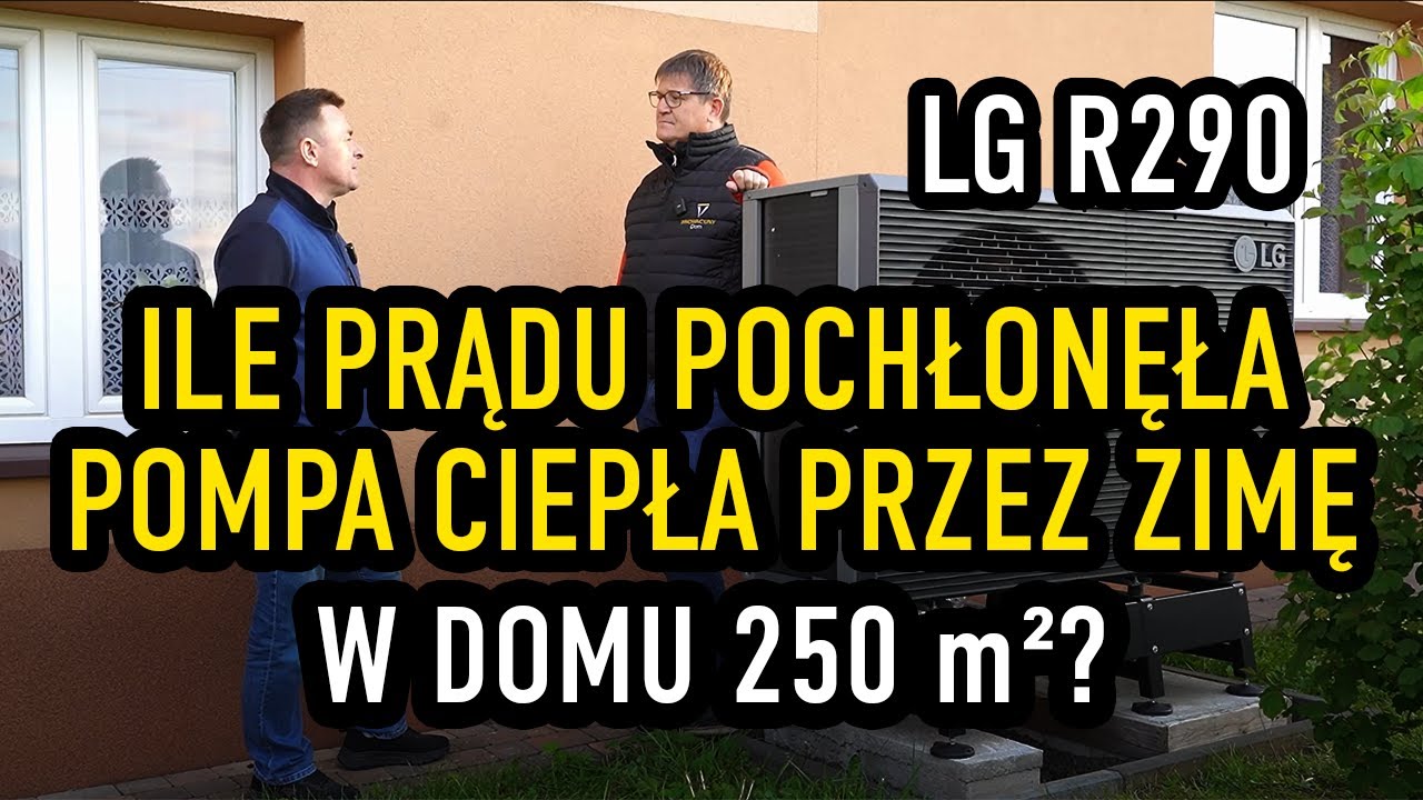 ŻAŁUJE zakupu pompy ciepła?! Ile energii zużyła pompa LG Therma V R290 12kW przez całą zimę?!