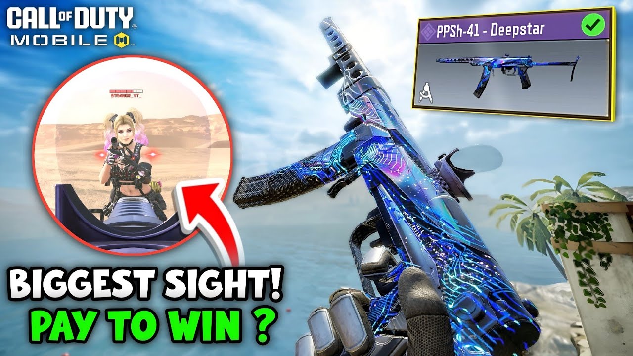 New PPSh-41 Deepstar has the most Unique sight! 
