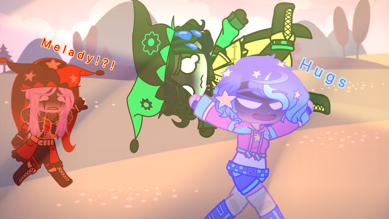 Me find out i can hug harlequin 🥺 [the freak circus/gacha club] full screen 
