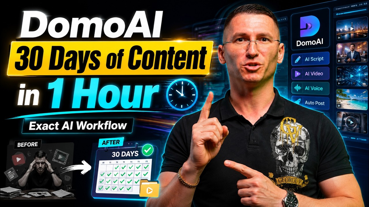 DomoAI: 30 дней контента за 1 час &mdash; вот точный ИИ-воркфлоу