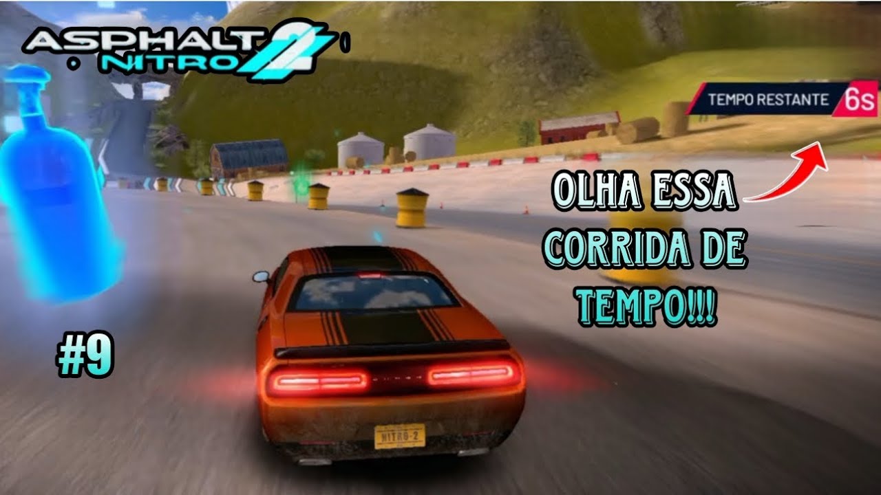 ASPHALT NITRO 2 OLHA ESSA CORRIDA DE TEMPO ABSURDA!!! MODO CARREIRA #9