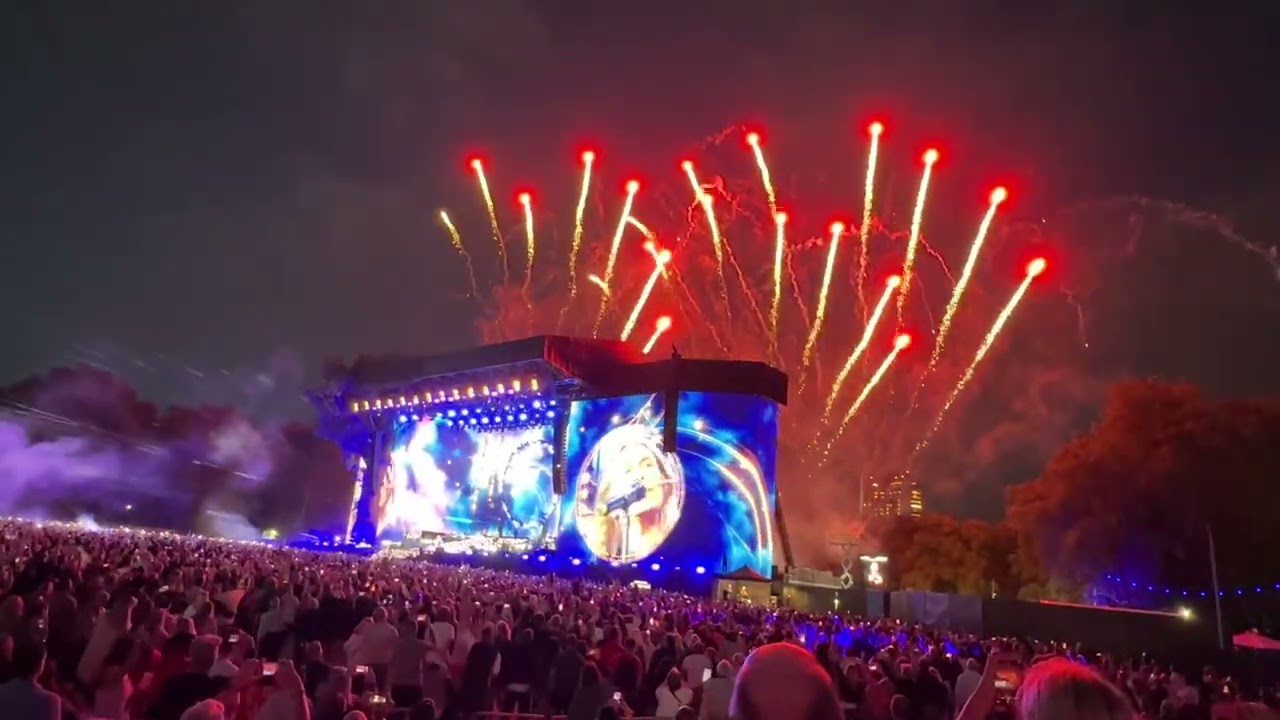 Take That Hyde Park BST 1st July 2023 - Rule The World, with Fireworks