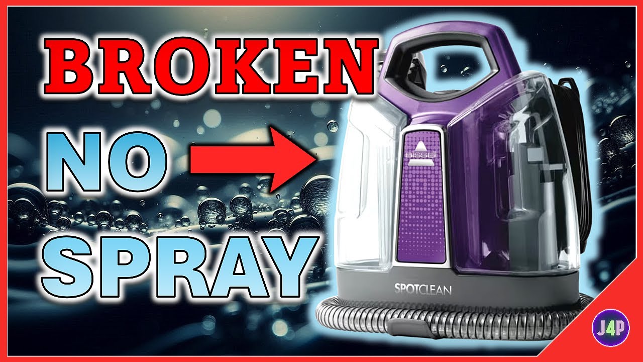 Fixing a broken Bissell Spot Clean that doesn't spray water - can it be repaired?