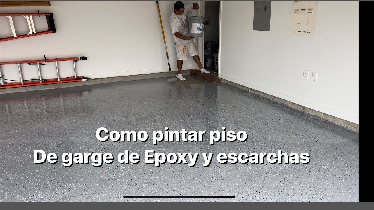 Как покрасить матовый эпоксидный пол в гараже #epoxyfloors #epoxy