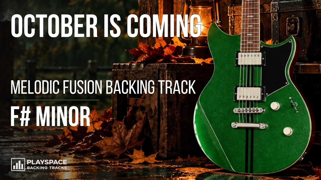 Melodic Fusion Backing Track - October Is Coming (F#m)