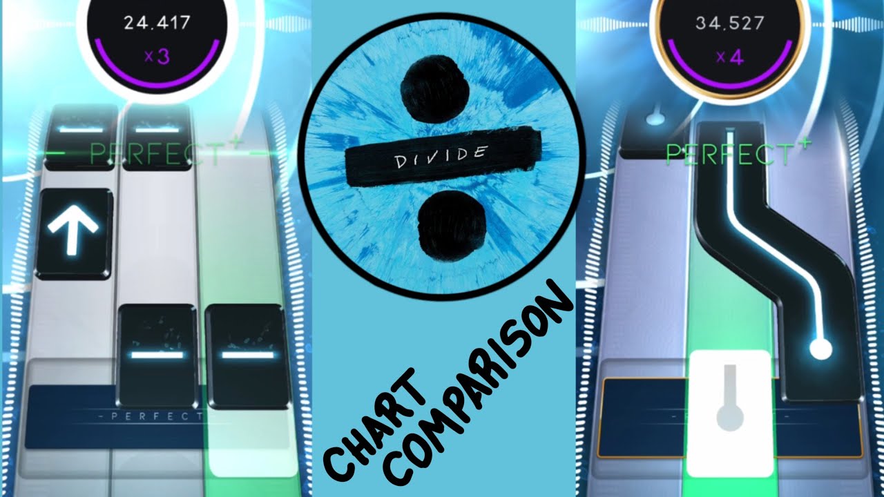 [Beatstar] Shape Of You - Ed Sheeran // *Chart Comparison* \\ Standard vs. Deluxe (Diamond Perfect)