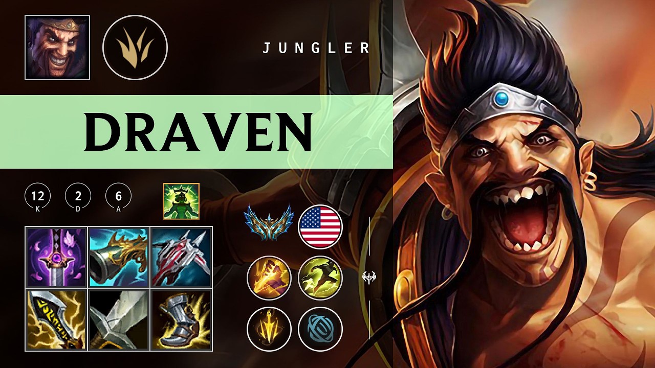 Draven Jungle vs Graves - NA Challenger Patch 26.04