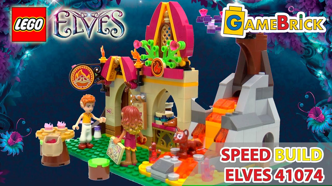 LEGO Elves: Azari & the Magical Bakery speed build review! set 41074