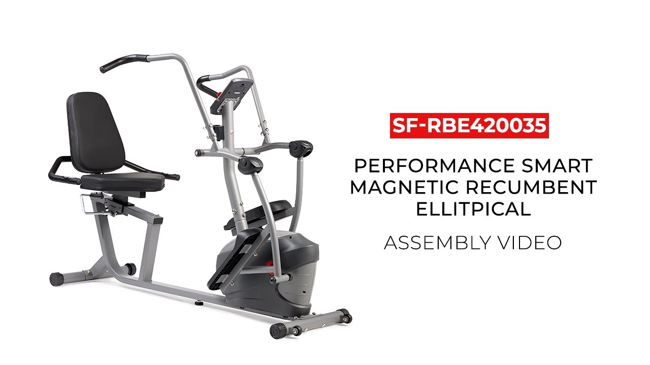 How to Assemble: SF-RBE420035 Performance Smart Magnetic Recumbent Elliptical