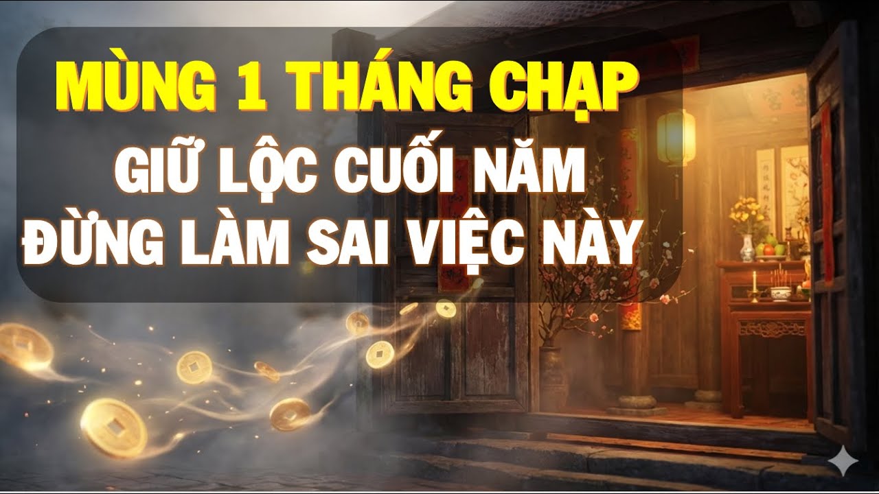 Mùng 1 Tháng Chạp: Làm Sai Việc Này Dễ Mất Lộc Cả Tháng | Giữ Lộc Cuối Năm Đúng Phong Thủy