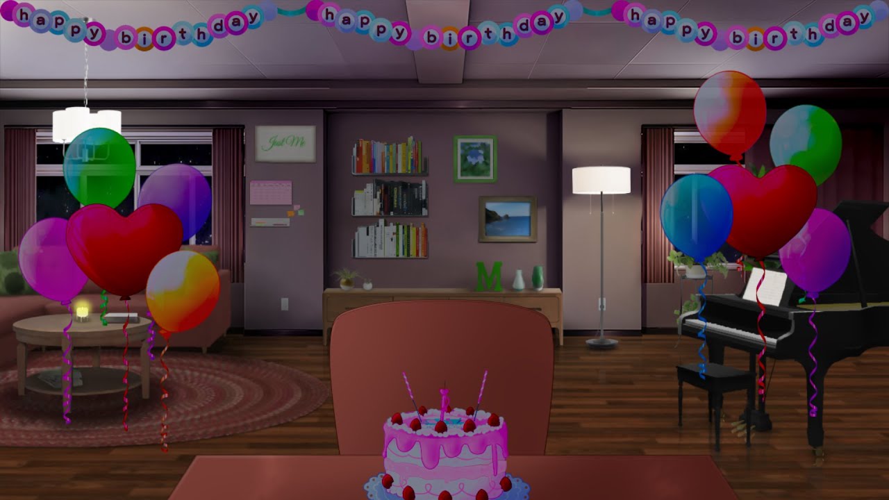 (Monika after story) Happy birthday monika