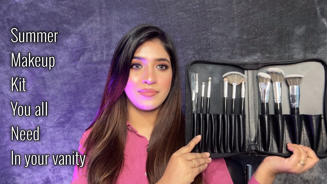 Summer makeup kit ✅ For beginners | affordable makeup kit that you can you use in summer !!!