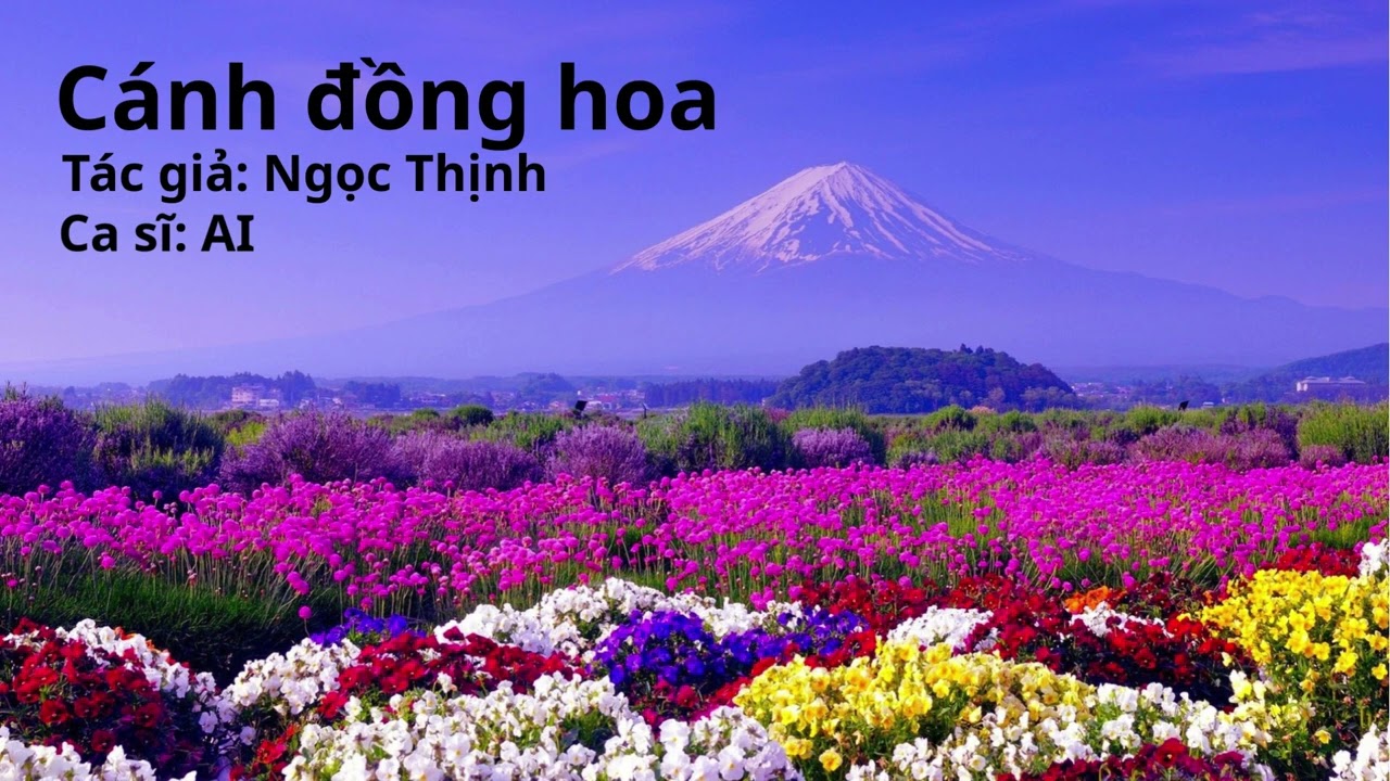 BÀI HÁT: CÁNH ĐỒNG HOA - TÁC GIẢ: NGỌC THỊNH - CA SĨ: AI