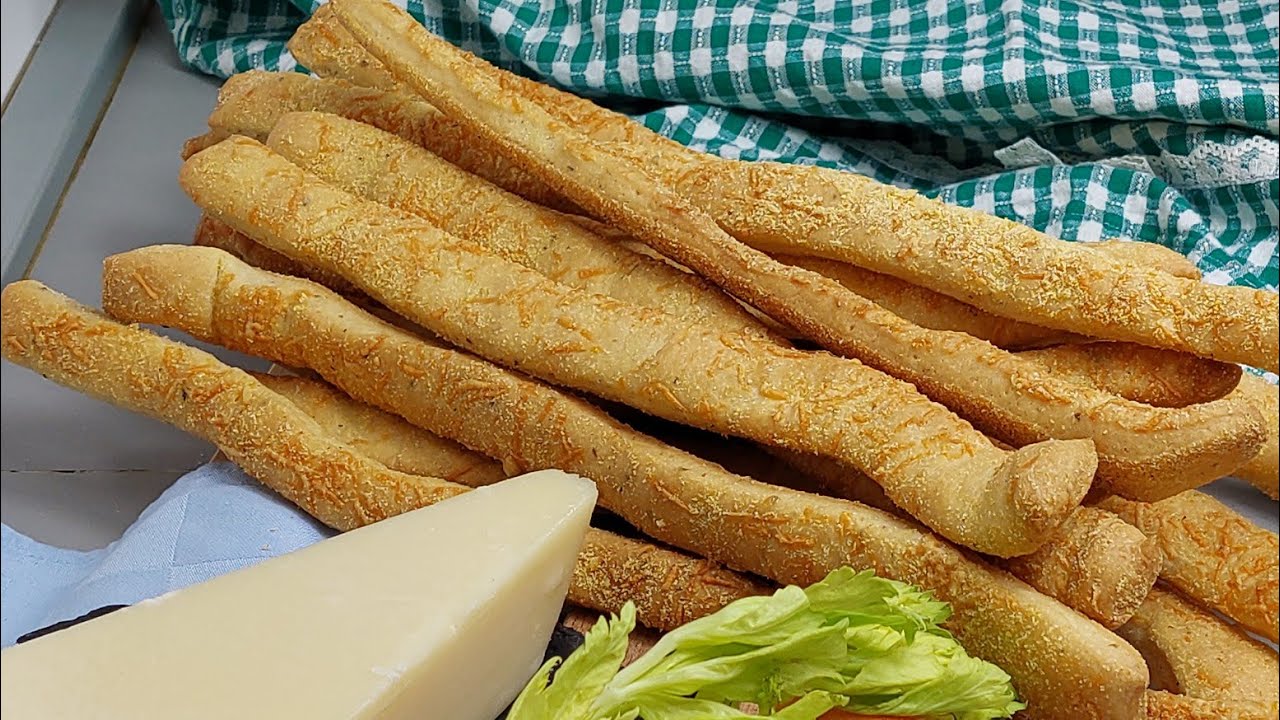 GRISSINI ALLO STRUTTO FRIABILISSIMI FATTI IN CASA | ricetta veloce