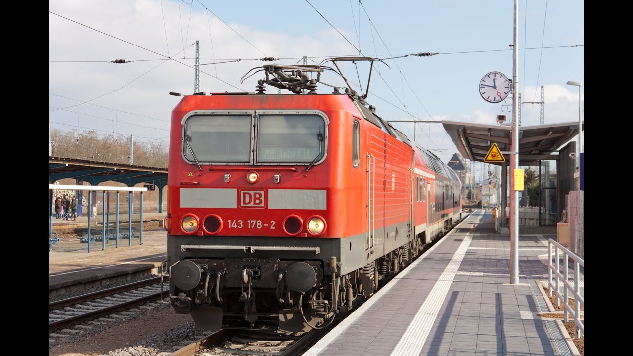 28.02.2015 Die BR 143 zwischen Sangerhausen und Erfurt