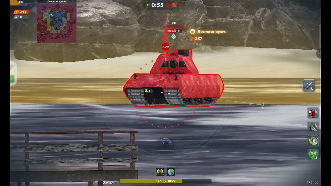 Tank blitz lesta gameplay mode battle Royale with tank amx cda 105 part 2