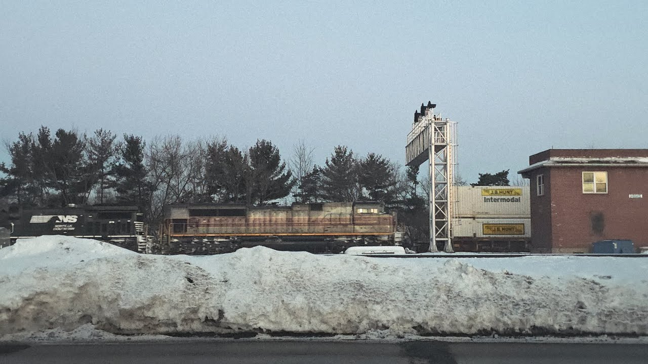Erie Lackawanna on a Cold Day