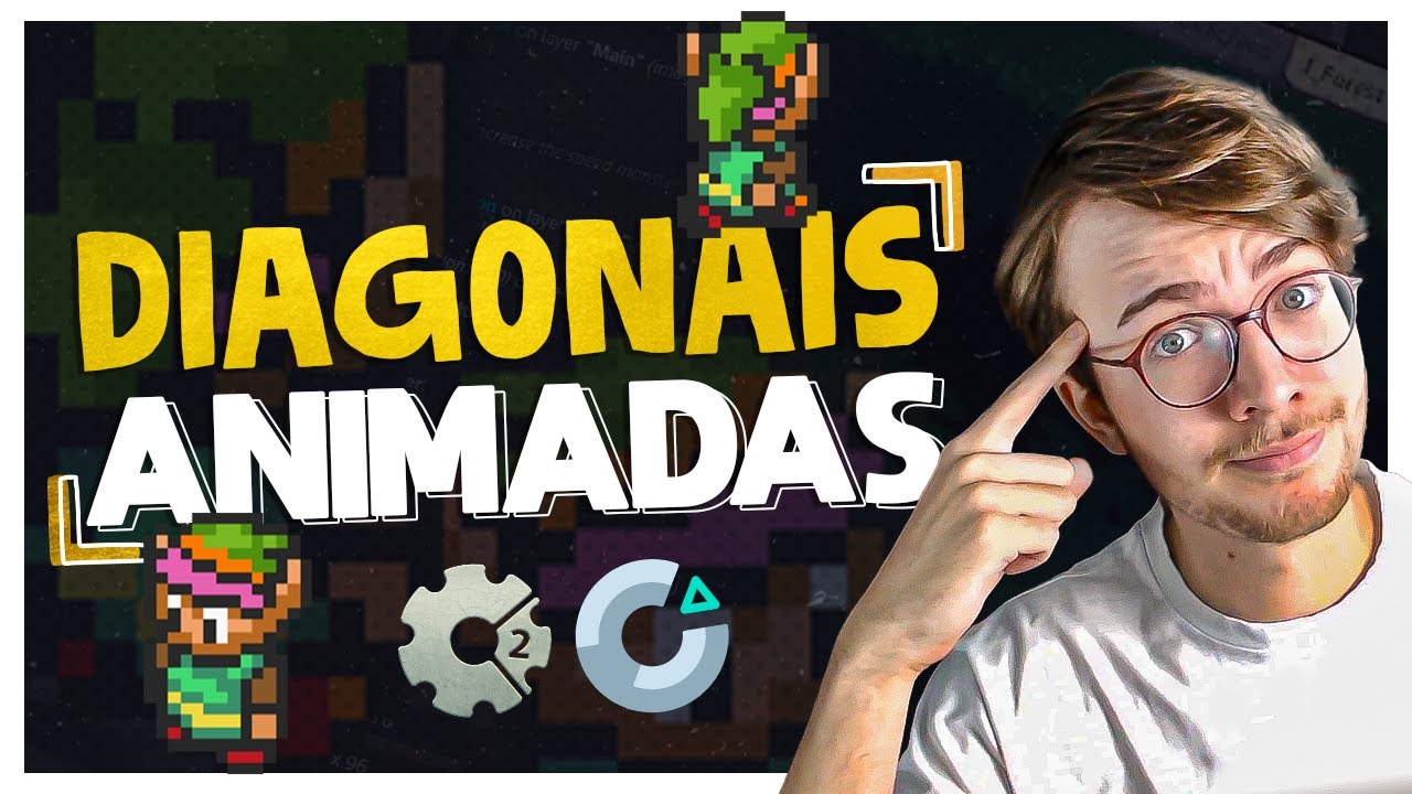 Como Programar Animações para DIAGONAIS - Tutorial Construct 2 e Construct 3
