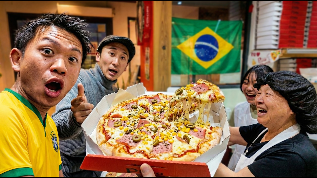PROVAMOS PIZZA BRASILEIRA NA CIDADE BRASILEIRA DO JAPÃO (PRIMEIRA VEZ)