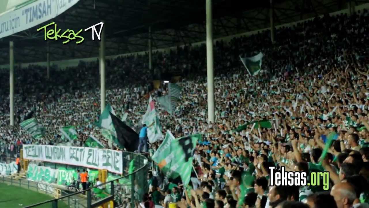 Bursaspor - Beşiktaş tribün görüntüleri | Teksas.org
