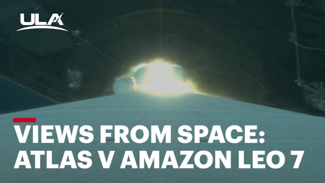 Виды из космоса: запуск Atlas V Amazon LEO 7