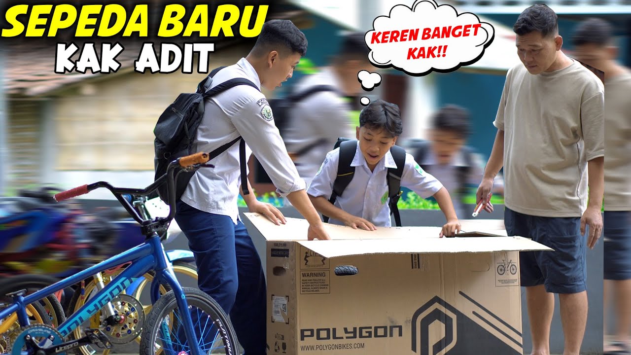 SEPEDA BARU KAK ADIT!! APAKAH KAK ADIT JUGA PINGIN BUAT SEPEDA ONTHEL???