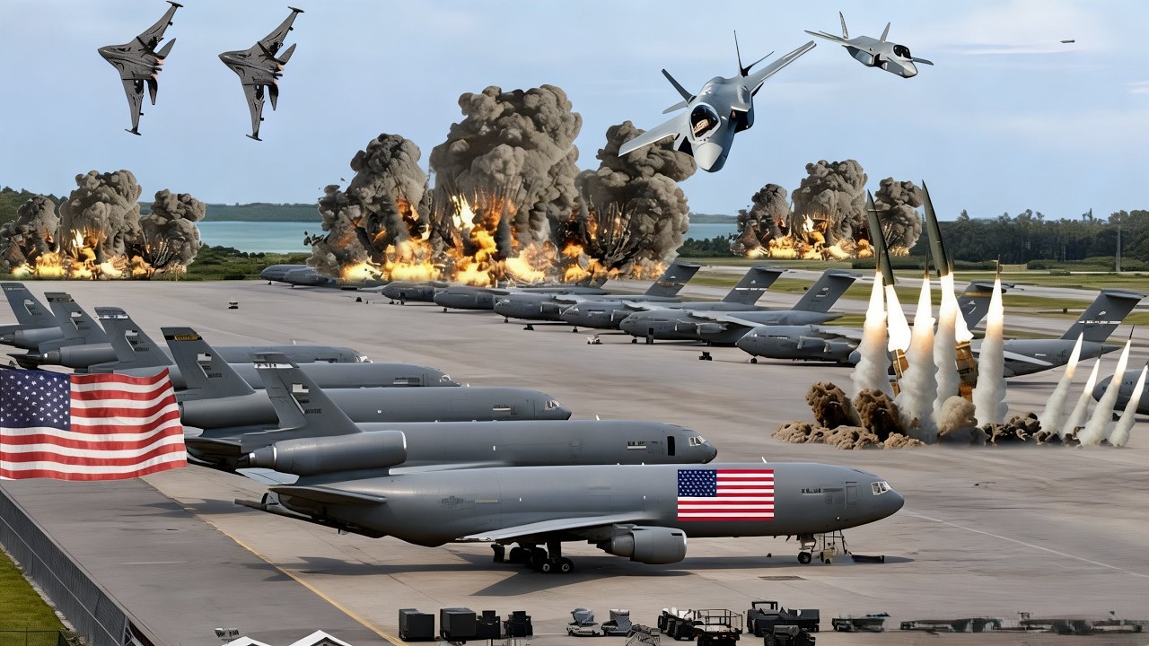10 minutes ago! Russian Air Defenses Face Off Against US Logistics Planes