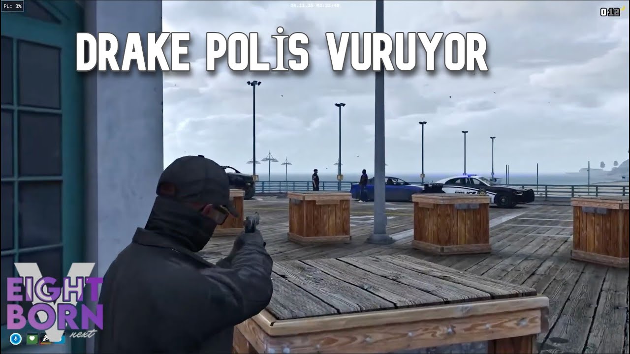 EightbornV | DRAKE POLİS VURUYOR | YAKALANDI MI ?