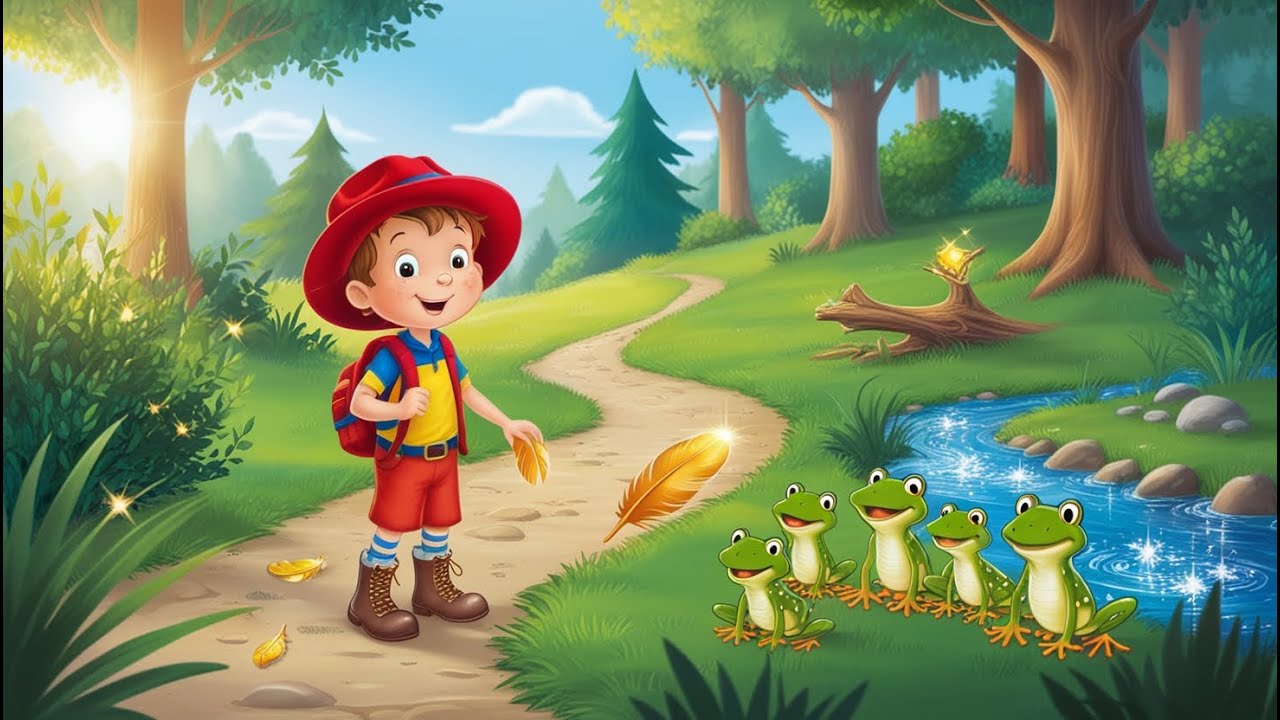The Golden Feather 🌟 | Magical Short Story for Kids | Bedtime Adventure!