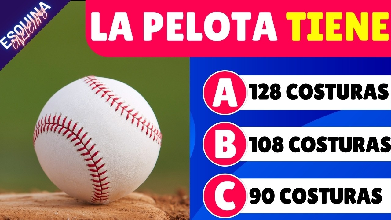 ¿Cuánto Sabes de Beisbol? 🤓 | 40 Preguntas | ⚾🧐🏆 | Deporte | Quiz Trivia