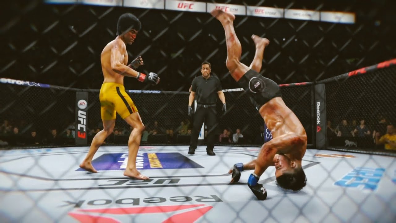 БРЮС ЛИ ПРОТИВ СЕРХИО ПЕТТИСА | БРУТАЛЬНЫЙ БОЙ UFC 3 | ПРАВИЛА UFC 3 K1 | UFC 3 2020 | EA SPORTS ...